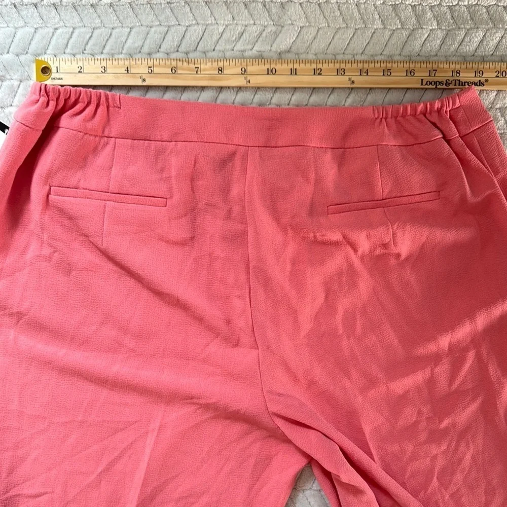 NWT Bar III Pink Ankle Pants Size 18W